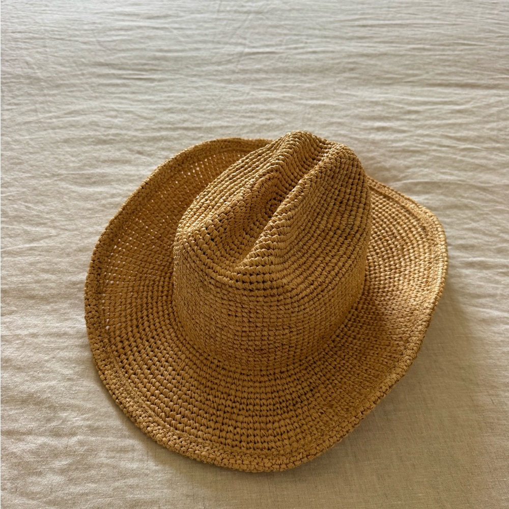 Lack of Color Women's Raffia Cowboy Hat (Natural, Size M)